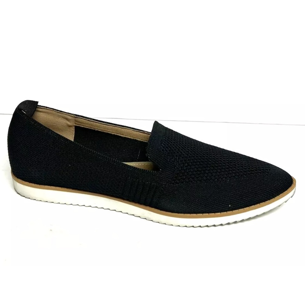 Adrienne Vittadini Women’s Lamonte Slip-On Sneakers Black, Size 9.5 M.